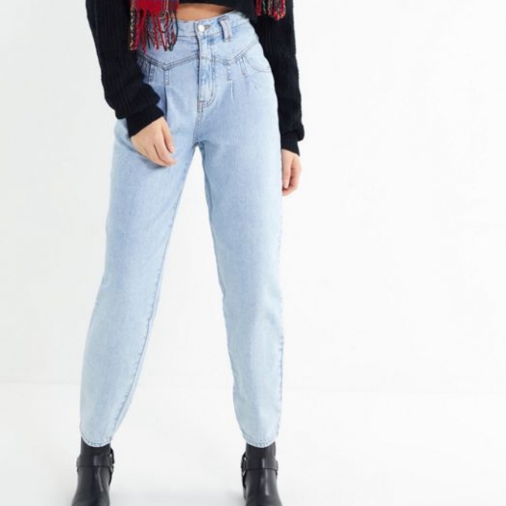 SOLD: Urban Outfitters Pleated High Rise Jeans
